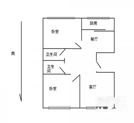 柏林山水 电梯房 100平米245万 精装独立两居