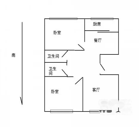 柏林山水 电梯房 100平米245万 精装独立两居